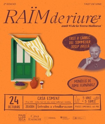 Raïm de riure amb Vi de la Terra Mallorca en Balears, Illes