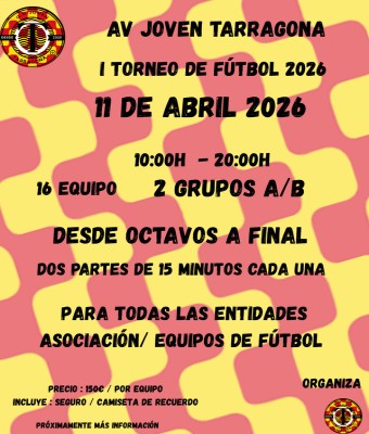 Av joven Tarragona ( I Torneo de fútbol)