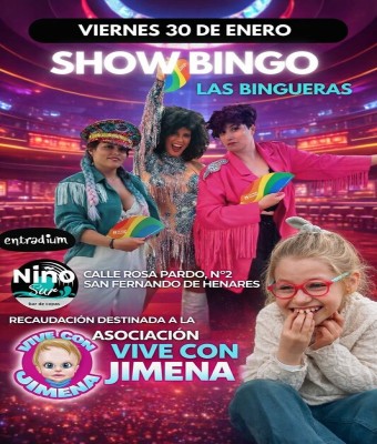 Evento solidario "vive con Jimena" - las bingueras en Madrid