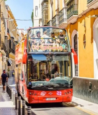 Sevilla: CitySightseeing Autobús Hop-on Hop-off, Museo del Flamenco + Alquiler de Bicicletas en Seville