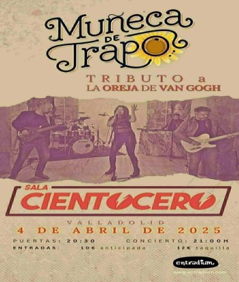 MUÑECA DE TRAPO -Tributo a LA OREJA DE VAN GOGH en Palencia