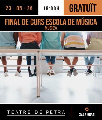 FINAL DE CURS ESCOLA DE MÚSICA DE PETRA en Balears, Illes