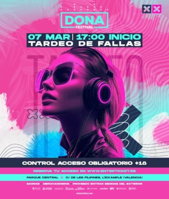 DONA FESTIVAL TARDEO FALLAS 2026® en Valencia