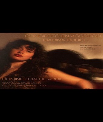 Concierto en acústico Marina Rubio en Madrid
