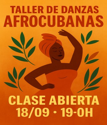 Clase abierta  de Danzas Afrocubanas  en Madrid