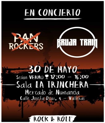Bruja Train + Pan Rockers en Madrid