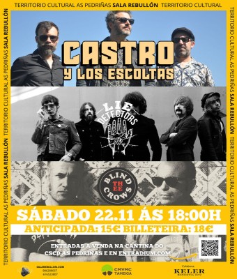 Lie Detectors-Thee Blind Crows-Castro y Los Escoltas en Pontevedra