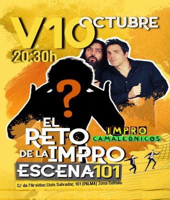 Impro Camaleónicos el Reto de la Impro, en Escena 101 en Balears, Illes