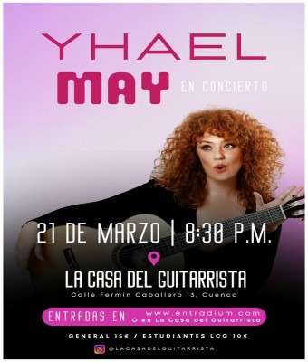 YHAEL MAY  CONCIERTO ÍNTIMO en Cuenca