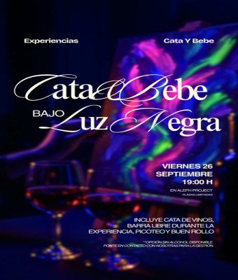 Cata y Bebe Bajo Luz Negra en Palmas, Las