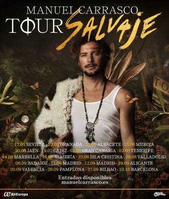 Concierto Manuel Carrasco Tour Salvaje en Bilbao