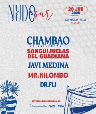 NUDO SUR 2026 - LAS NEGRAS - SÁBADO 20 DE JUNIO en Almería