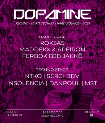 DOPAMINE at SECRET LOCATION 11/10 en Barcelona