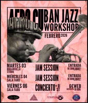CONCIERTO AFRO-CUBAN JAZZ WORKSHOP + SALSA DJ SET  en Palmas, Las