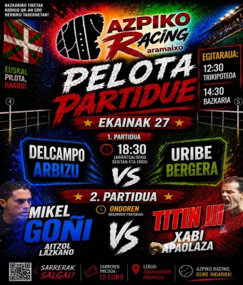 Azpiko Racing Pelota Egune en Araba/Álava