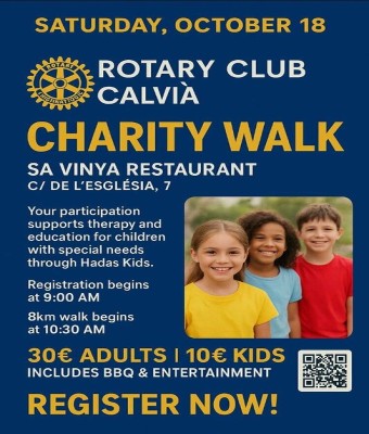 Rotary Club Calvià International - Charity Walk en Balears, Illes