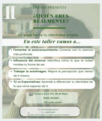 Taller de identidad en Madrid