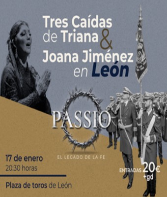 Entradas Tres Caídas de Triana y Joana Jiménez en Leon en León