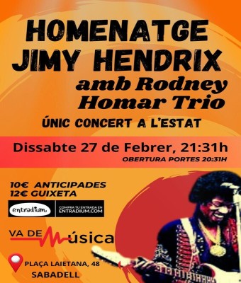 Homenatge a Jimy Hendrix en Barcelona