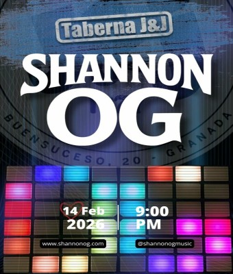 Concierto Shannon Og en J&J en Granada