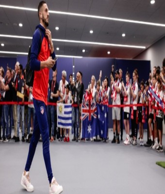 Atlético de Madrid: Team Arrival + Partido