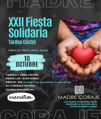 FIESTA SOLIDARIA MADRE CORAJE en Málaga