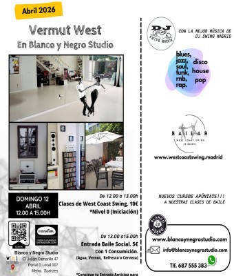 Nuevo Vermut West en Blanco y Negro Studio  en Madrid