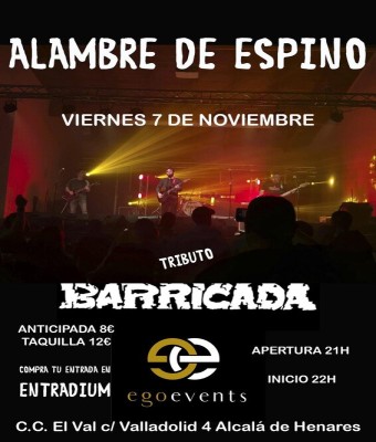ALAMBRE DE ESPINO EN DIRECTO en Madrid