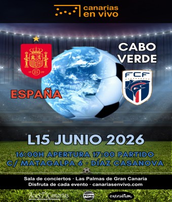 ESPAÑA vs CABO VERDE-EN CANARIAS EN VIVO EN LAS PALMAS en Palmas, Las