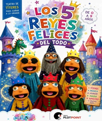 LOS 5 REYES FELICES DEL TODO en Madrid