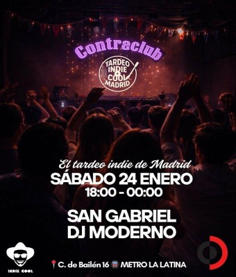 Tardeo Indie Cool Madrid en Sala ContraClub