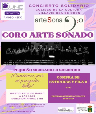 CONCIERTO SOLIDARIO CORO ARTESONADO en Madrid