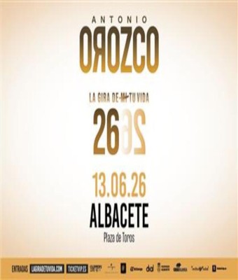 Antonio Orozco en Albacete