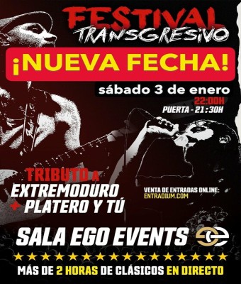 Festival Transgresivo en Alcalá ENERO en Madrid