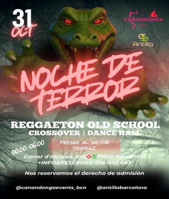CAÑANDONGA - FIESTA TERROR HALLOWEEN 2025 en Barcelona