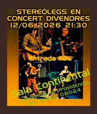 STEREÒLEGS EN CONCERT en Barcelona