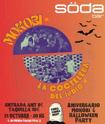 Mokobi + La Coctelera del Indio en Soda bar en Alicante/Alacant