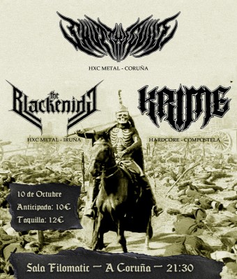 SHUT THY GUILT - THE BLACKENING - KRIME en Coruña, A