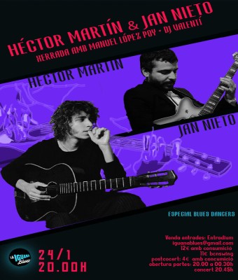 Blues a La Iguana: Héctor Martín&Jan Nieto en Barcelona