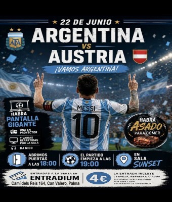  ARGENTINA  AUSTRIA  en Balears, Illes