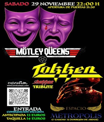 MÖTLEY QUEENS Y TOKKEN en Madrid