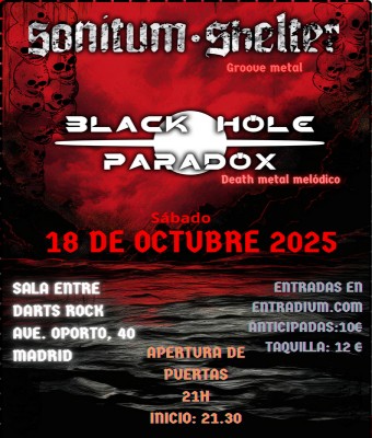 Black Hole Paradox - Sonitum Shelter en Madrid