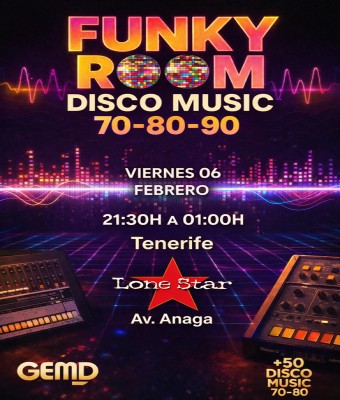 Funky Room Disco Music 70-80-90  en Santa Cruz de Tenerife