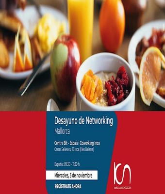 KCN Desayuno de Networking Mallorca - 5 de noviembre en Inca