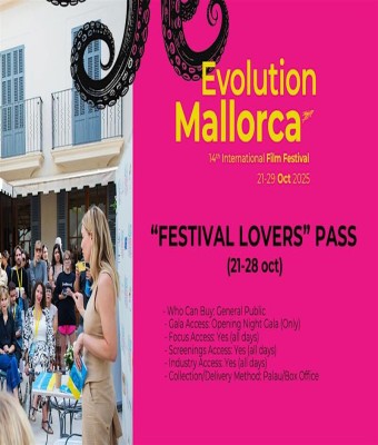 Festival Lover Pass - Evolution Mallorca Film Festival (21-29/10/25) en Palma de Mallorca