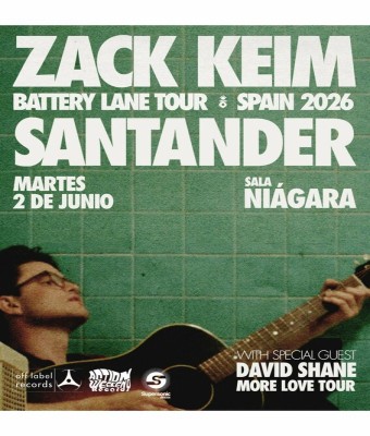 Zack Keim en Santander - Battery Lane Tour en Cantabria