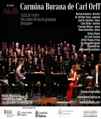 CARMINA BURANA A BINISSALEM en Balears, Illes