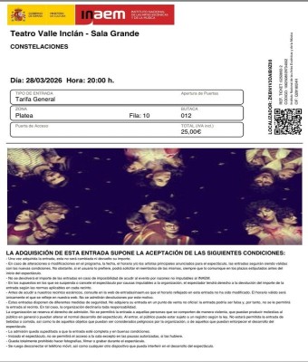 Teatro Constelaciones en Madrid
