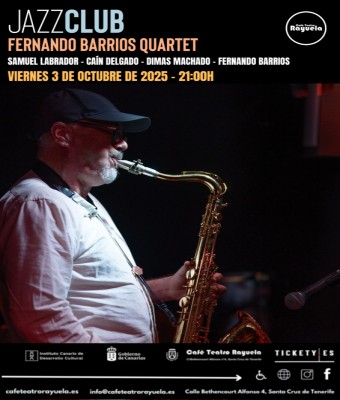 Fernando Barrios Quartet, en el Café Teatro Rayuela en Santa Cruz de Tenerife