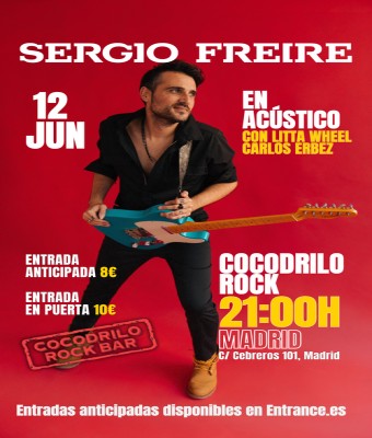 Sergio Freire en acústico en Madrid